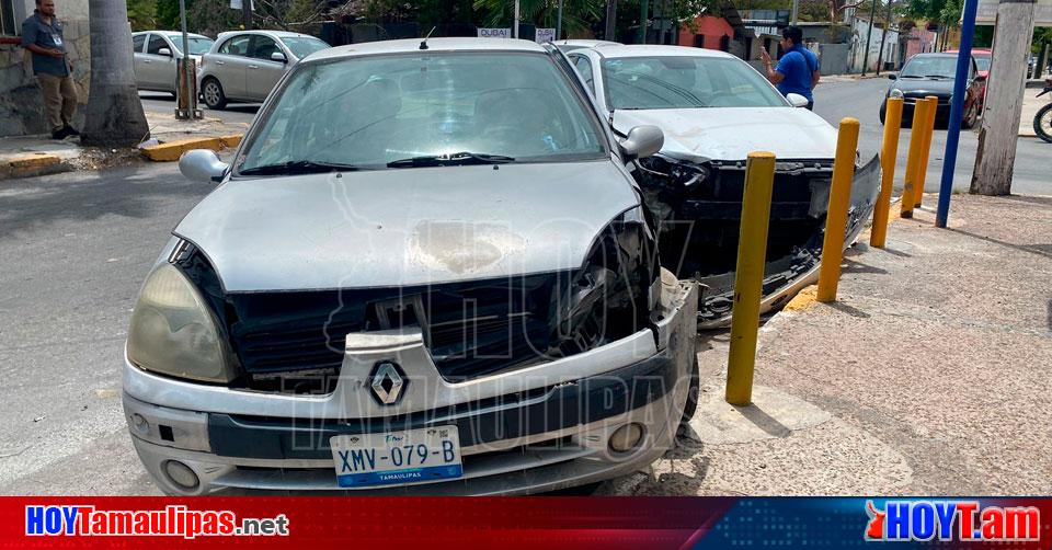 Hoy Tamaulipas Accidentes En Tamaulipas Conductora Se Pasa Alto Y