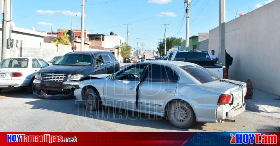 Hoy Tamaulipas Accidentes En Tamaulipas Causa Danios En Choque Al