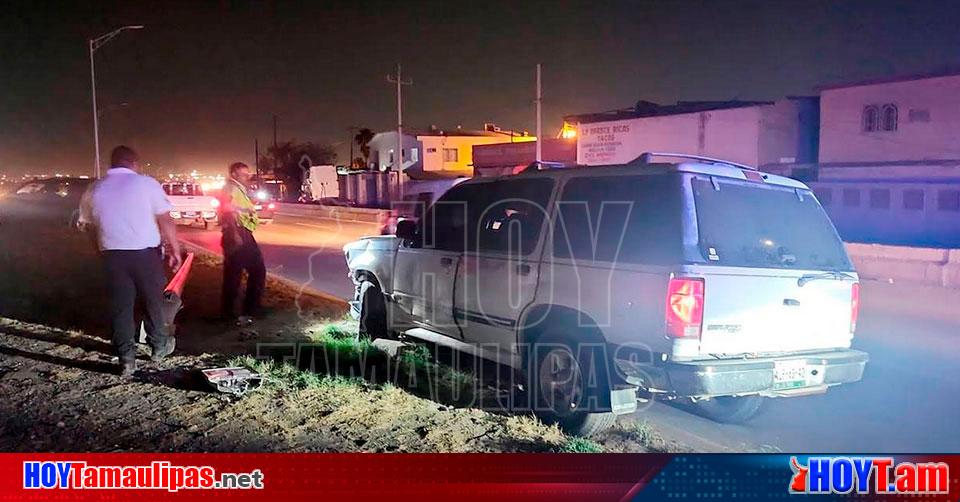 Hoy Tamaulipas Accidente En Tamaulipas Ebrio Choca Poste De Alumbrado