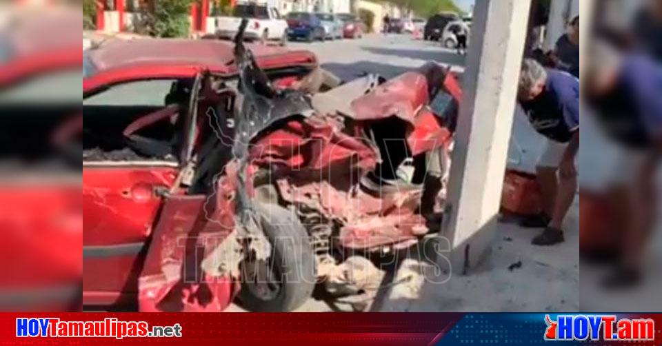 Hoy Tamaulipas Accidentes En Tamaulipas Fuerte Choque En Reynosa Deja