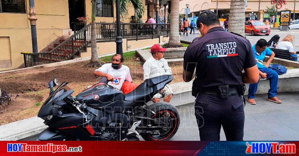 Hoy Tamaulipas Respaldan En Tampico Los Operativos Contra Motos Para