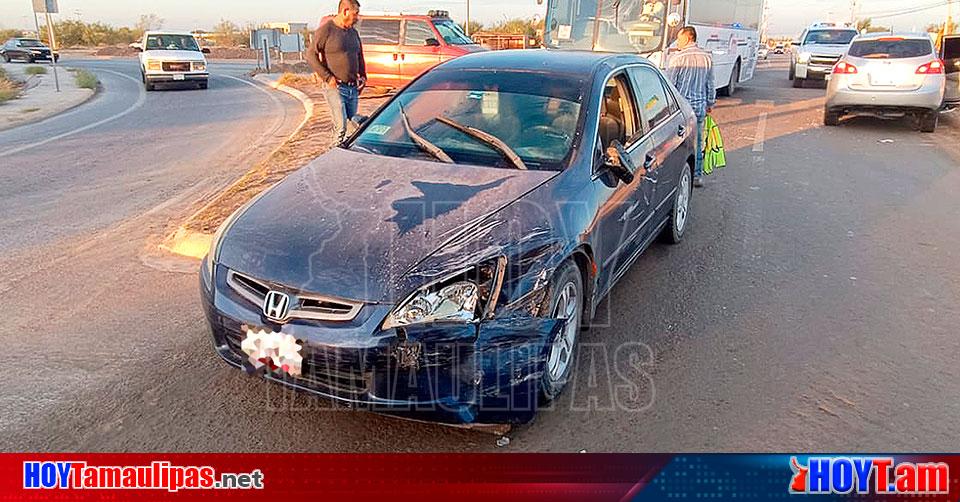 Hoy Tamaulipas Accidente En Tamaulipas Chofer Causa Choque Frontal En