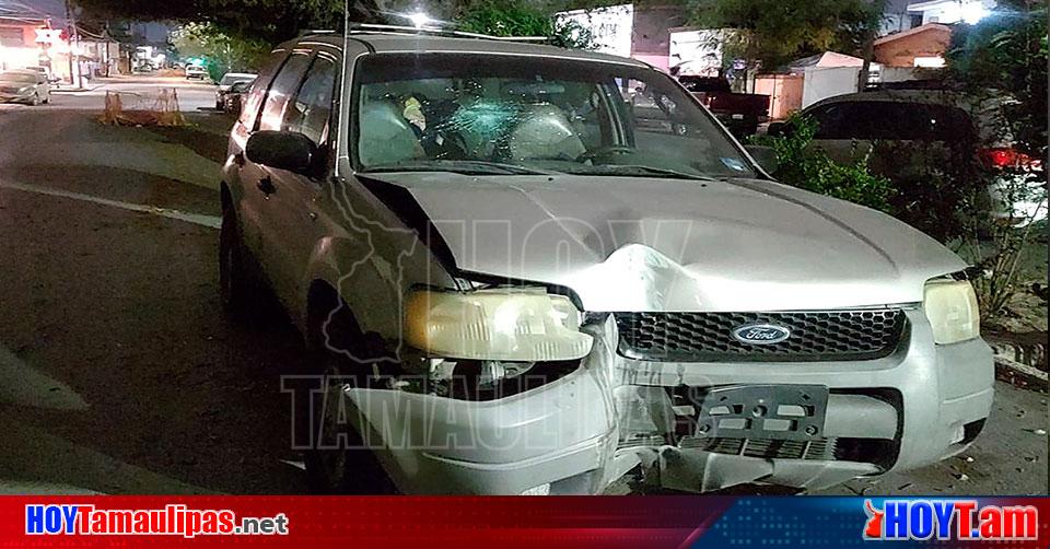 Hoy Tamaulipas Accidente En Tamaulipas Chofer Se Estrella Contra