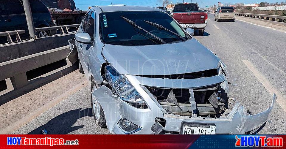 Hoy Tamaulipas Chofer De Trailer Choca Contra Taxi De Aplicacion En