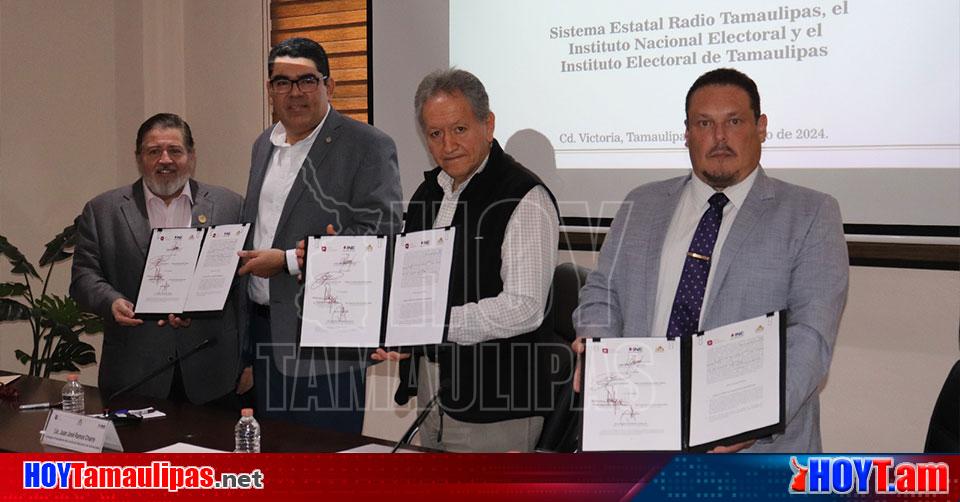 Hoy Tamaulipas Firman Convenio De Colaboracion El INE Ietam Y El