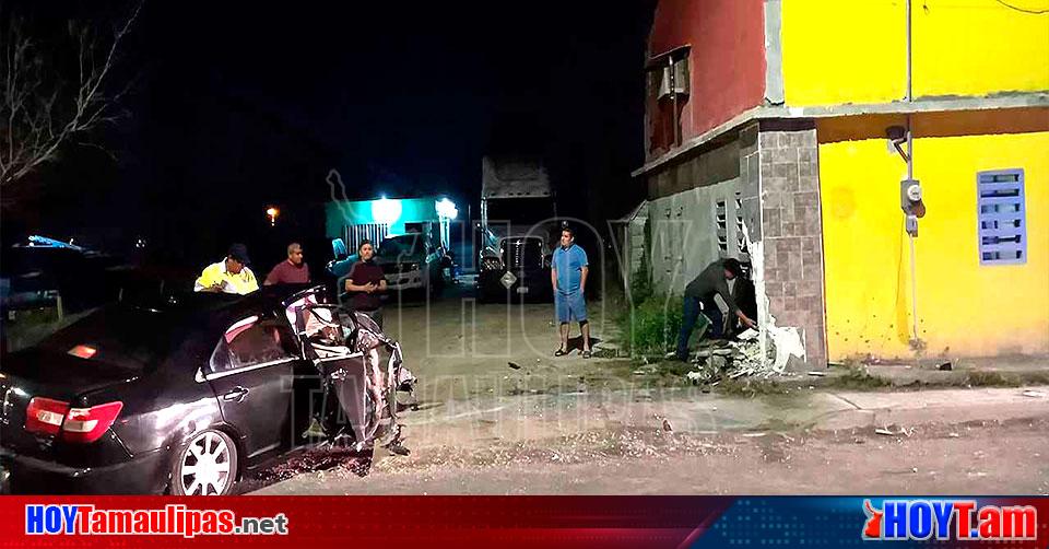 Hoy Tamaulipas Accidente En Tamaulipas Conductor Ebrio Choca Contra