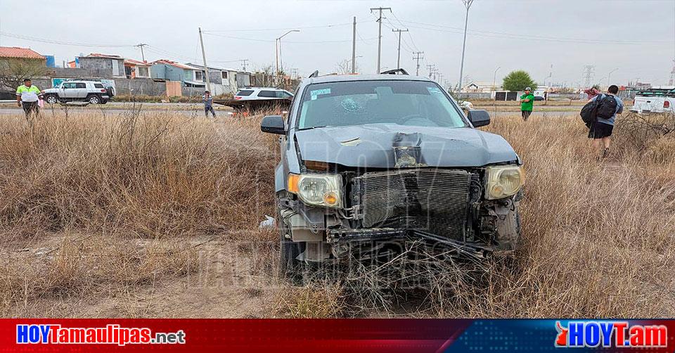 Hoy Tamaulipas Accidente En Tamaulipas Joven Conductor Se Salva Al