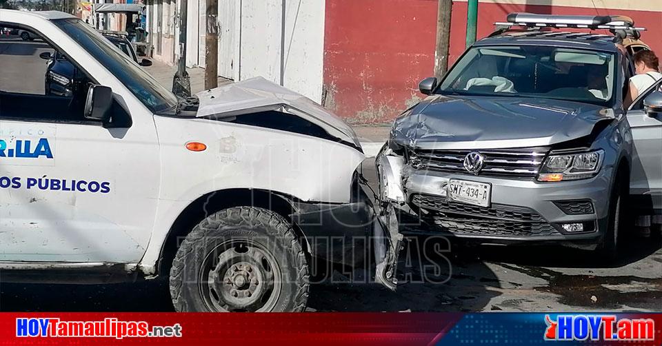 Hoy Tamaulipas Accidente En Tamaulipas Chocan Regios Con Camioneta De