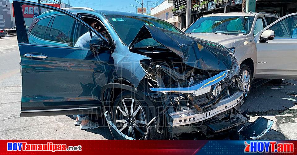 Hoy Tamaulipas Accidente En Tamaulipas Encontronazo Deja Danios