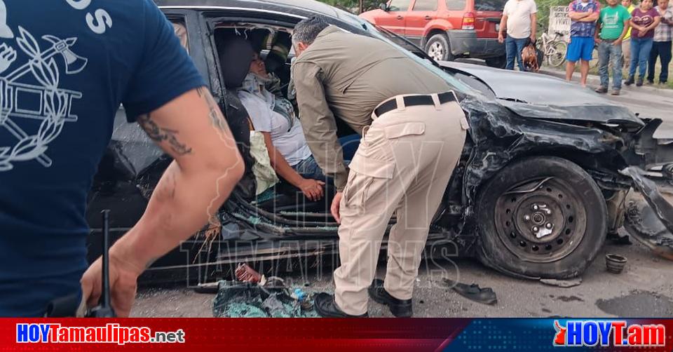 Hoy Tamaulipas Amanecido Lesiona A Cuatro En Matamoros Tras Choque