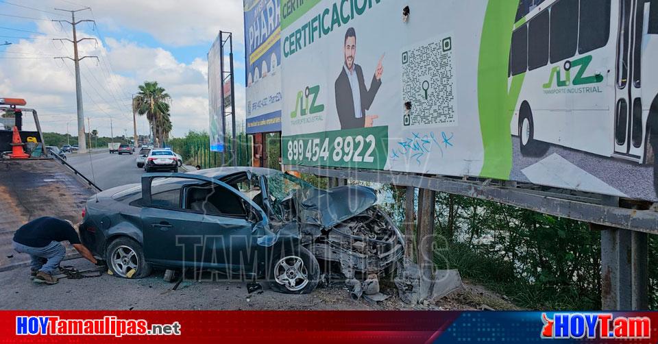 Hoy Tamaulipas Accidentes En Tamaulipas Conductor Termina Prensado Al