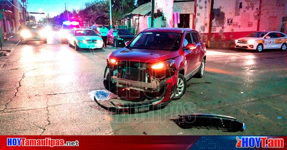 Hoy Tamaulipas Tamaulipas Abuelita Provoca Accidente Por No Respetar