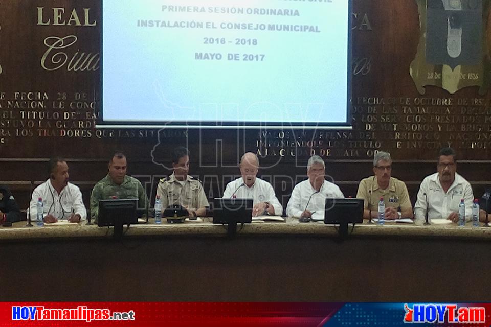 Hoy Tamaulipas Instalan Consejo Municipal De Pc En Matamoros