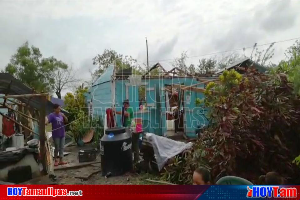 Hoy Tamaulipas Fuerte Tromba Marina Afecta Viviendas Y Escuelas En