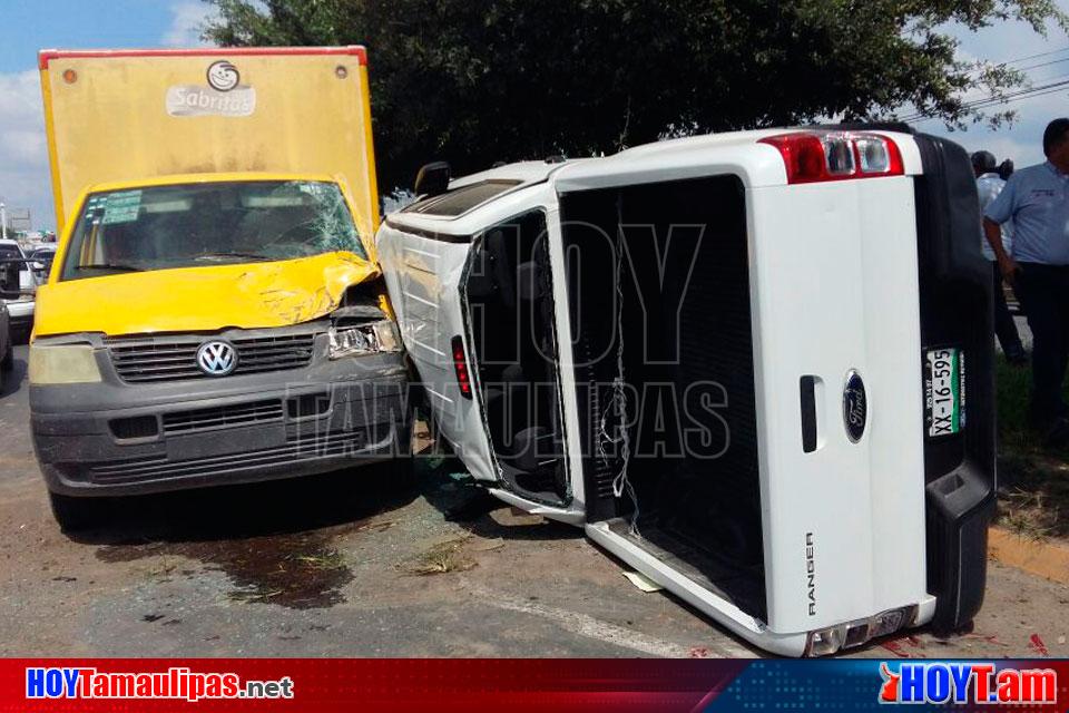 Hoy Tamaulipas Volcadura En Reynosa Deja Un Lesionado