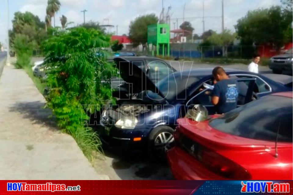 Hoy Tamaulipas Se Incendia Vehiculo Por Corto Circuito En Matamoros