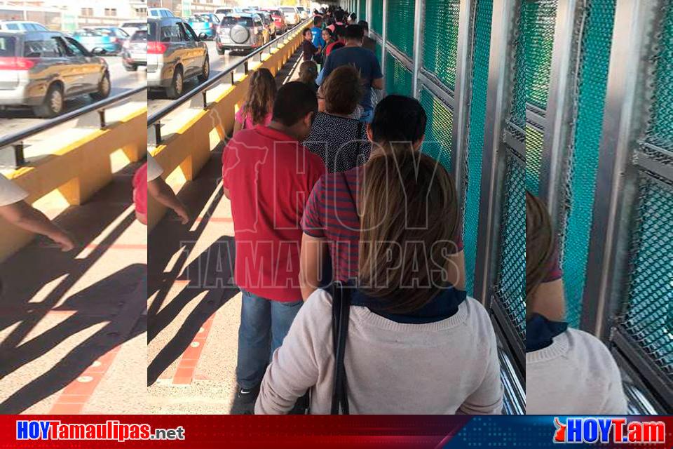 Hoy Tamaulipas Incrementa El Cruce A Ee Uu En Puentes Internacionales