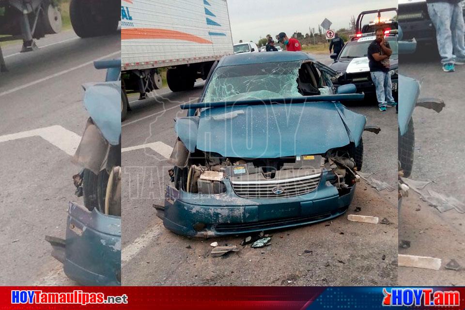 Hoy Tamaulipas Carreterazo Deja Cuatro Lesionados En Y De San Fernando