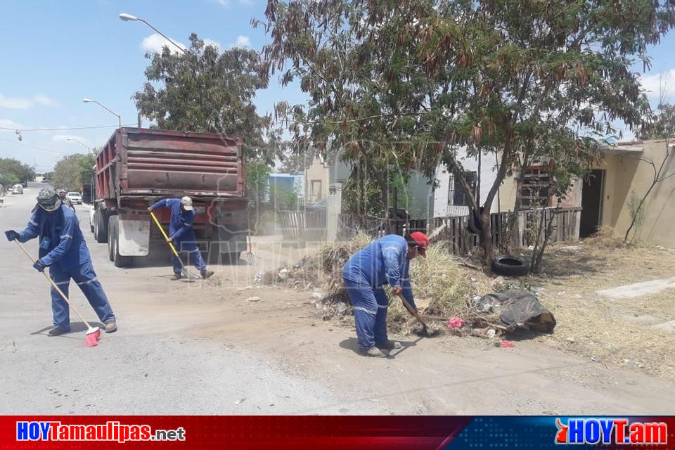 Hoy Tamaulipas Limpian Y Retiran Contaminantes Para Mejorar Imagen De