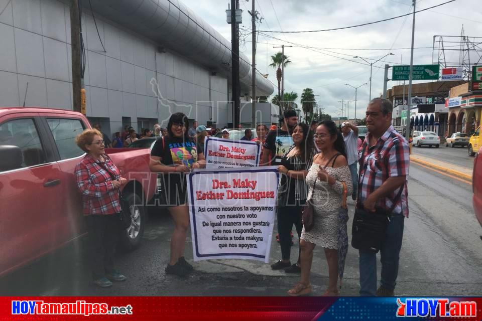 Hoy Tamaulipas Protestan Tianguistas En Puente Internacional De Reynosa