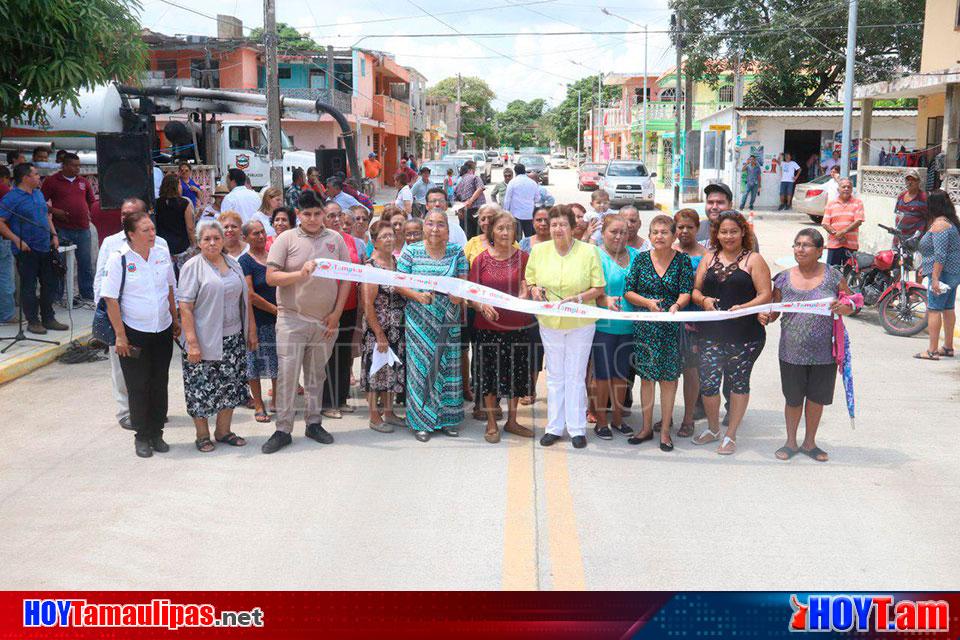 Hoy Tamaulipas Continua Magda Peraza Entregando Obras En Beneficio De