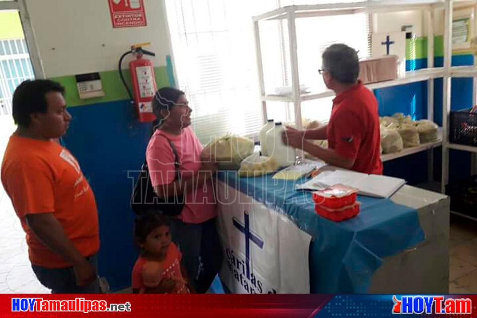 Hoy Tamaulipas Entrega Caritas Mas De Seis Mil Despensas En Matamoros