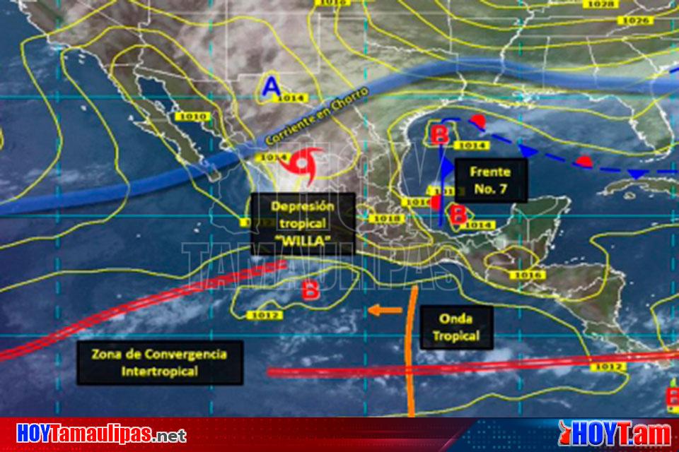 Hoy Tamaulipas Willa Provocara Tormentas De Fuertes A Intensas En El