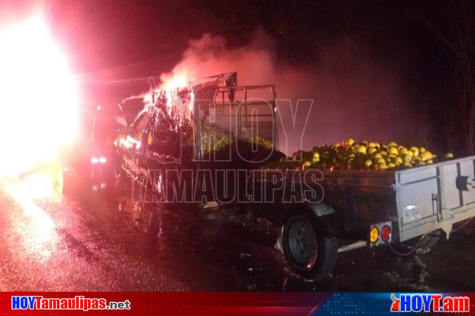 Hoy Tamaulipas Conductor Se Salvo De Morir Quemado En San Fernando