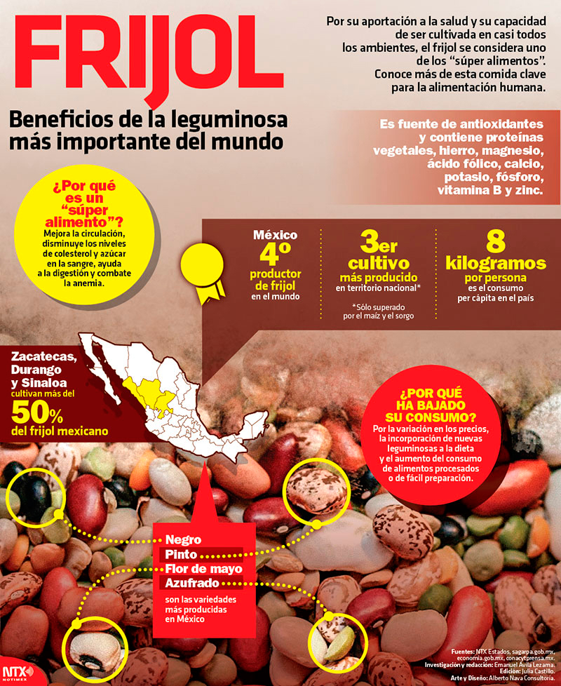 Hoy Tamaulipas Infografía Frijol 7888