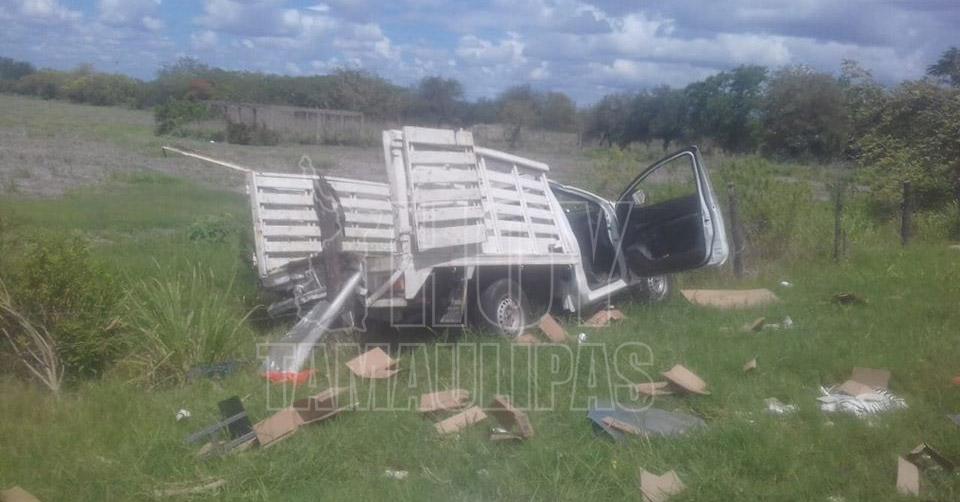 Hoy Tamaulipas Dos Lesionados Deja Choque En La Carretera Tampico Valles