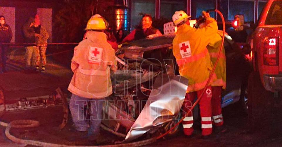 Hoy Tamaulipas Accidente En Tamaulipas Fuerte Choque Dejo A Una