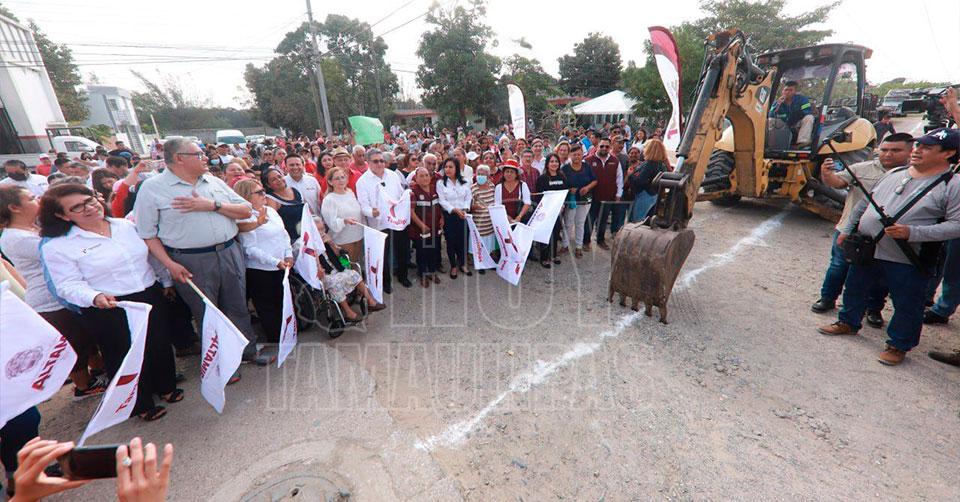 Hoy Tamaulipas Tamaulipas Arranca Armando Martinez Pavimentacion De