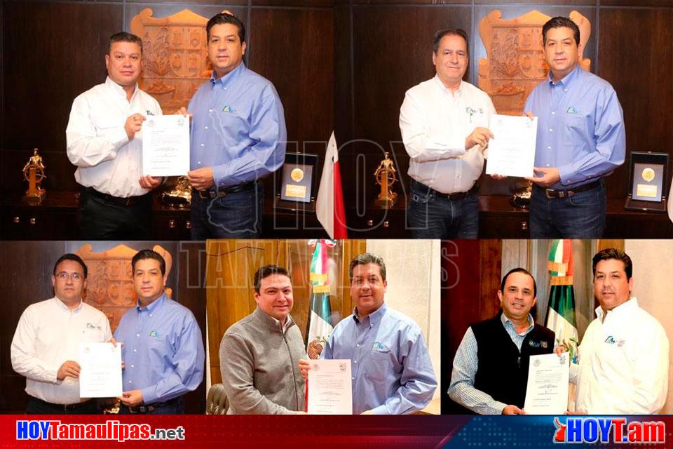 Hoy Tamaulipas   Entrega Gobernador Nombramientos A Cinco Nuevos