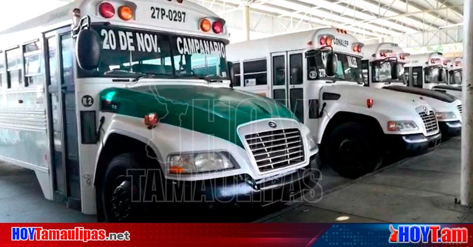 Hoy Tamaulipas Solo 100 Camiones Urbanos Operaran En Nuevo Laredo 8921