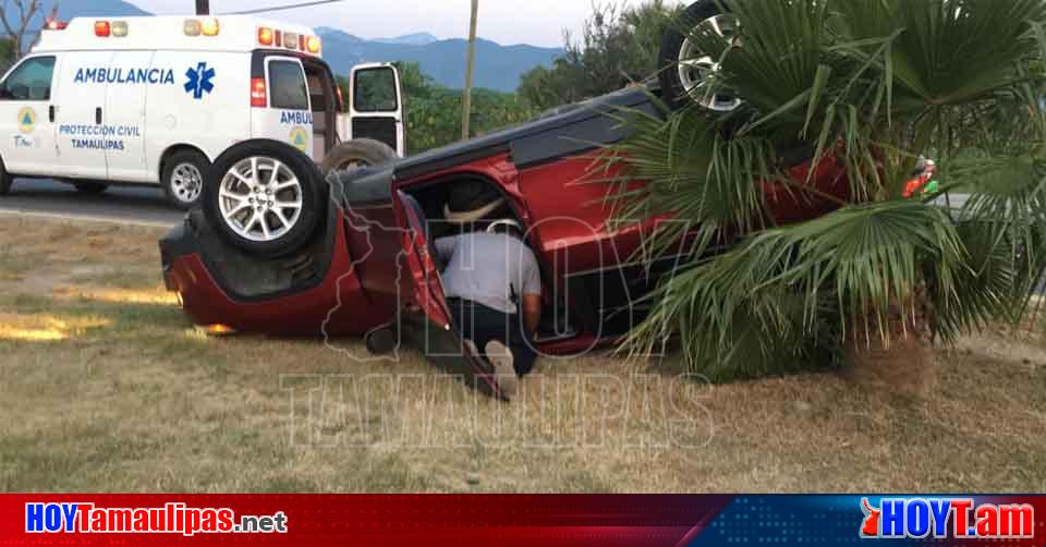 Hoy Tamaulipas Tamaulipas Ciudad Victoria Ebria Rapida Y Furiosa Conductora Vuelca Y Se Salva 7703