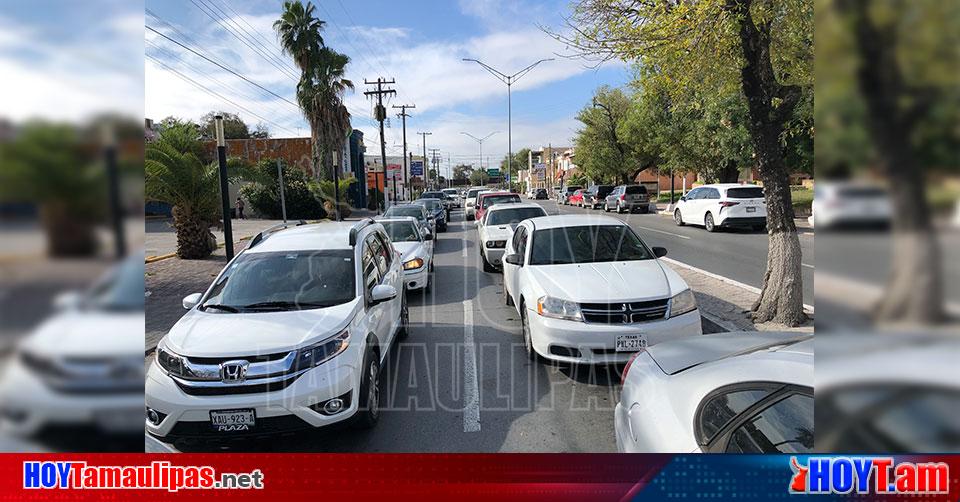Hoy Tamaulipas Tamaulipas Abarrotados los puentes internacionales de Matamoros en este inicio de semana