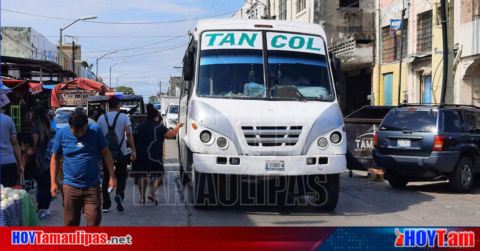 Hoy Tamaulipas - Tamaulipas Esperan concesionarios de Tampico reactivar  rutas suspendidas por la pandemia