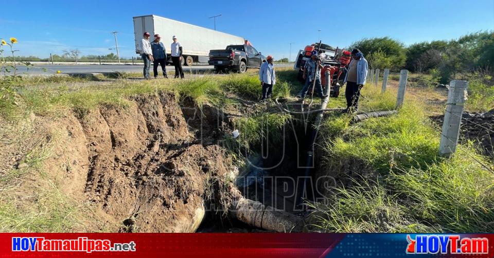 Hoy Tamaulipas Comapa Nuevo Laredo Atendera Comapa Fugas De Agua En Linea De Conduccion De 3008