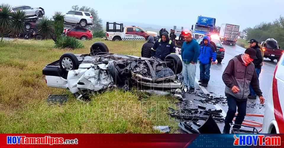 Hoy Tamaulipas Accidentes En Tamaulipas Tres Muertos Y 2 Heridos Dejo Choque En Libramiento De 9707