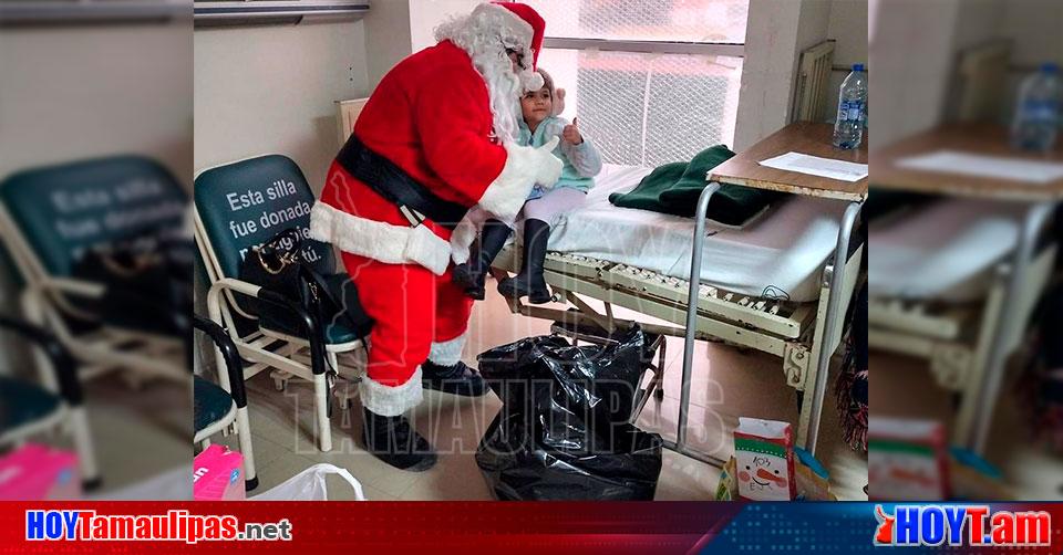 Hoy Tamaulipas Tamaulipas Matamorense Se Viste De Santa Claus Y Lleva Juguetes A Ninios 0456