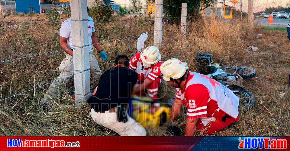 Hoy Tamaulipas - Accidente En Tamaulipas Motociclista Rebasa Por La ...