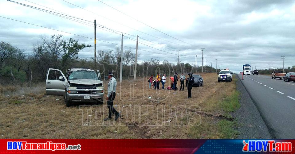 Hoy Tamaulipas   Accidente En Tamaulipas Vuelca Familia En La Victoria