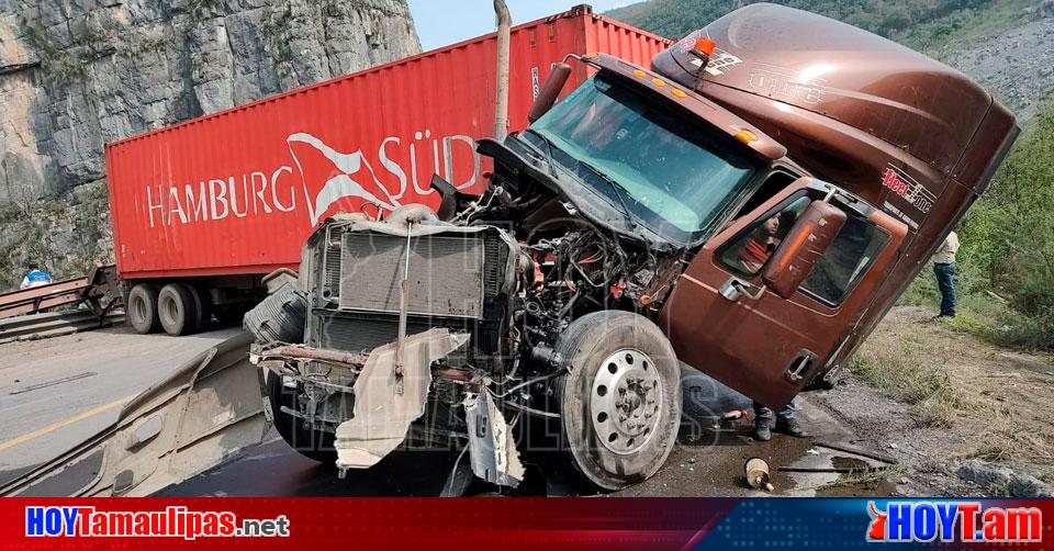 Hoy Tamaulipas Tamaulipas Accidente De Trailer En La Rumbo Nuevo Provoca El Cierre De La Via 2010