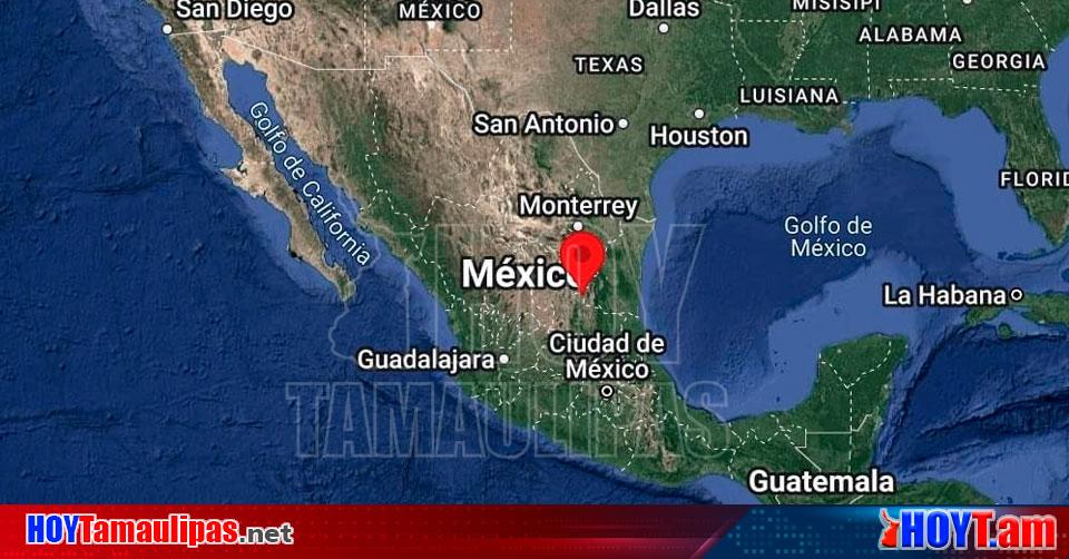 Hoy Tamaulipas Sismo En Tamaulipas Sismo Con Epicentro En San Luis Potosi Se Percibio En