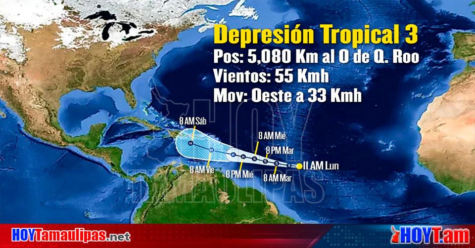Hoy Tamaulipas Tormenta tropical Bret viaja con direccion a Tamaulipas