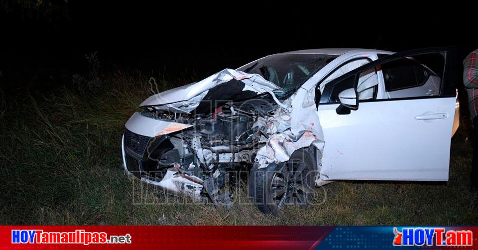 Hoy Tamaulipas Accidentes En Tamaulipas Ebrio Conductor Pega Por Atras Y Arranca Motor A 0854