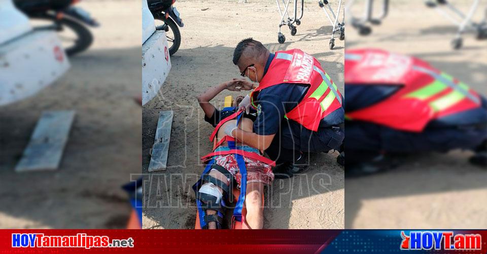 Hoy Tamaulipas Accidente En Tamaulipas Motociclista Sufre Fractura