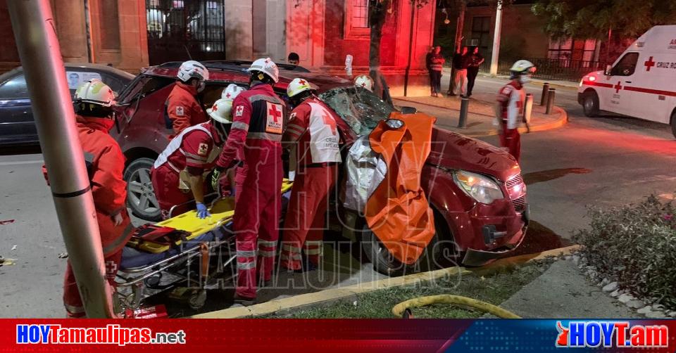 Hoy Tamaulipas Accidente En Tamaulipas Cuatro Lesionados Dejo Fuerte Choque En El Centro De 5898