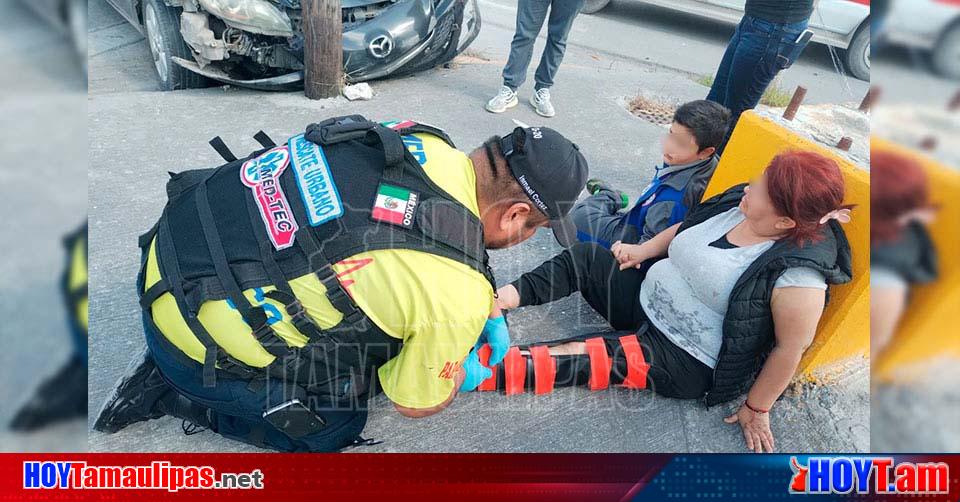 Hoy Tamaulipas Accidente En Tamaulipas Tres Lesionados Deja Fuerte Choque En La San Francisco 0920