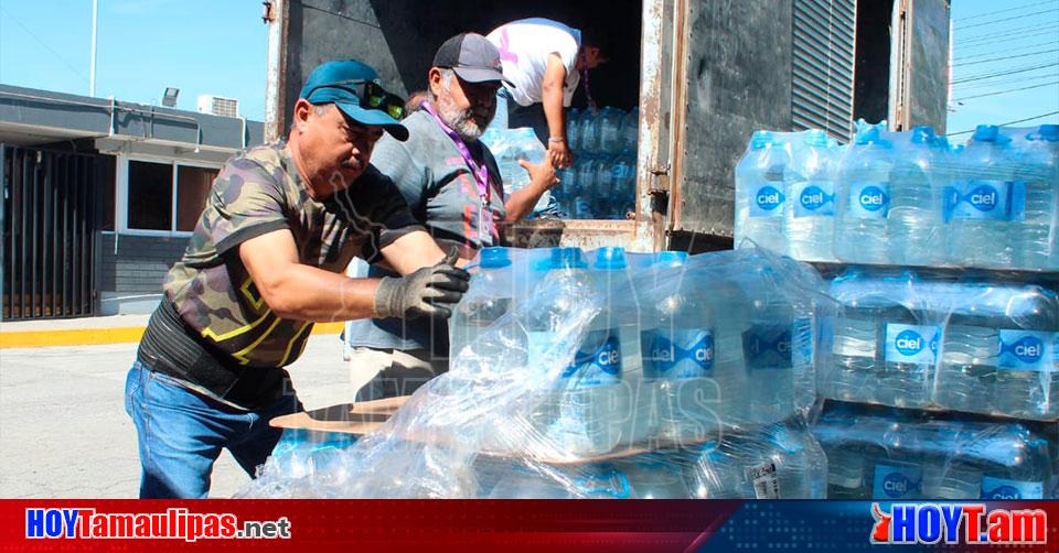 Hoy Tamaulipas - Dona Femsa Mas De Cinco Mil 500 Litros De Agua Y Leche 